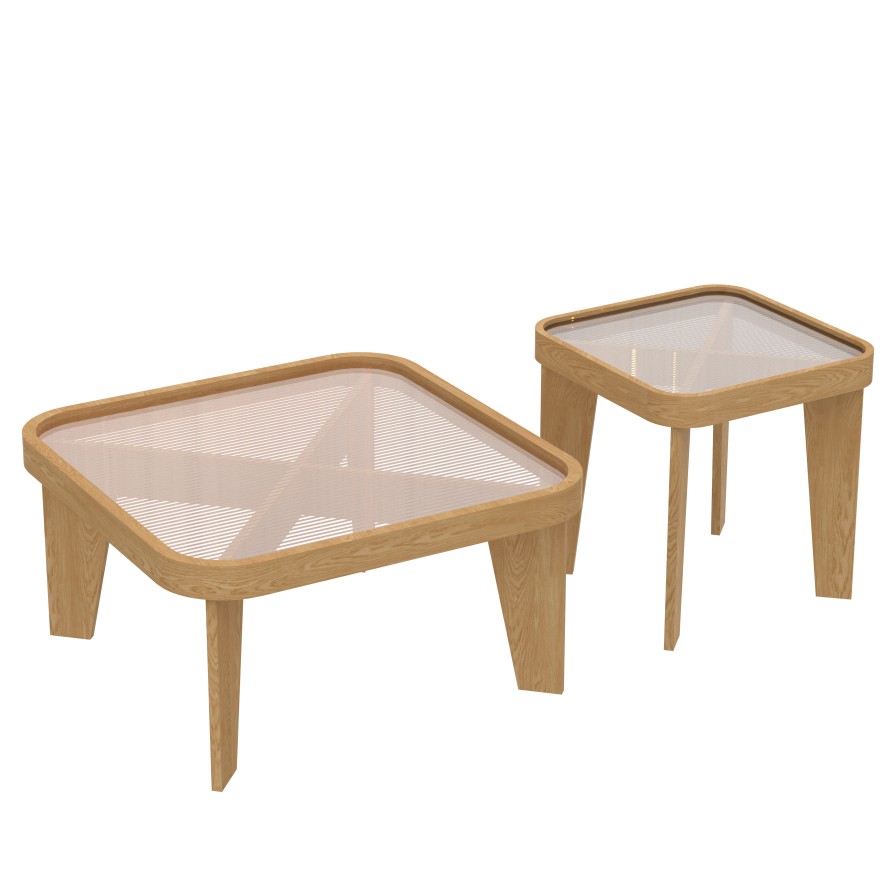Plicata Coffee Table (Set of 2)